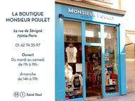 Bon d'achat chez Boutique M.Poulet / Boutique de cadeaux