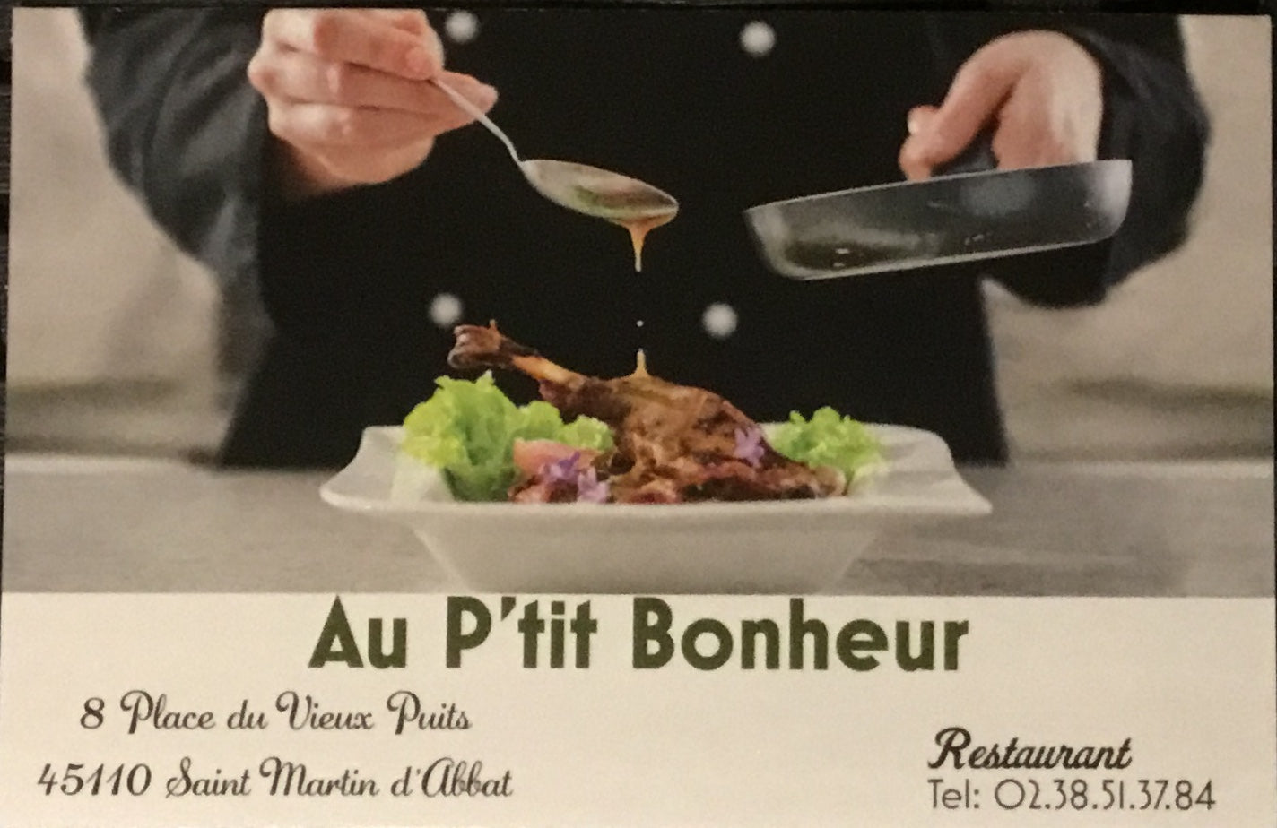 Bon d'achat chez AU P'TIT BONHEUR / Restaurant